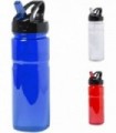 Botella de Agua, 650 ml, Tapon a Rosca con Asa y Dispensador Abatible, Azul