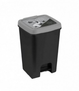 Cubo de Basura de Reciclaje con Pedal, 23L, Plastico Resistente (Orgánico)