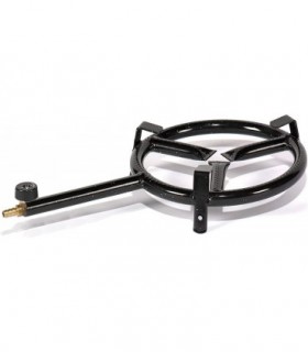 Quemador Paellero Gas ø30cm Acabado Esmaltado, para Butano y Propano