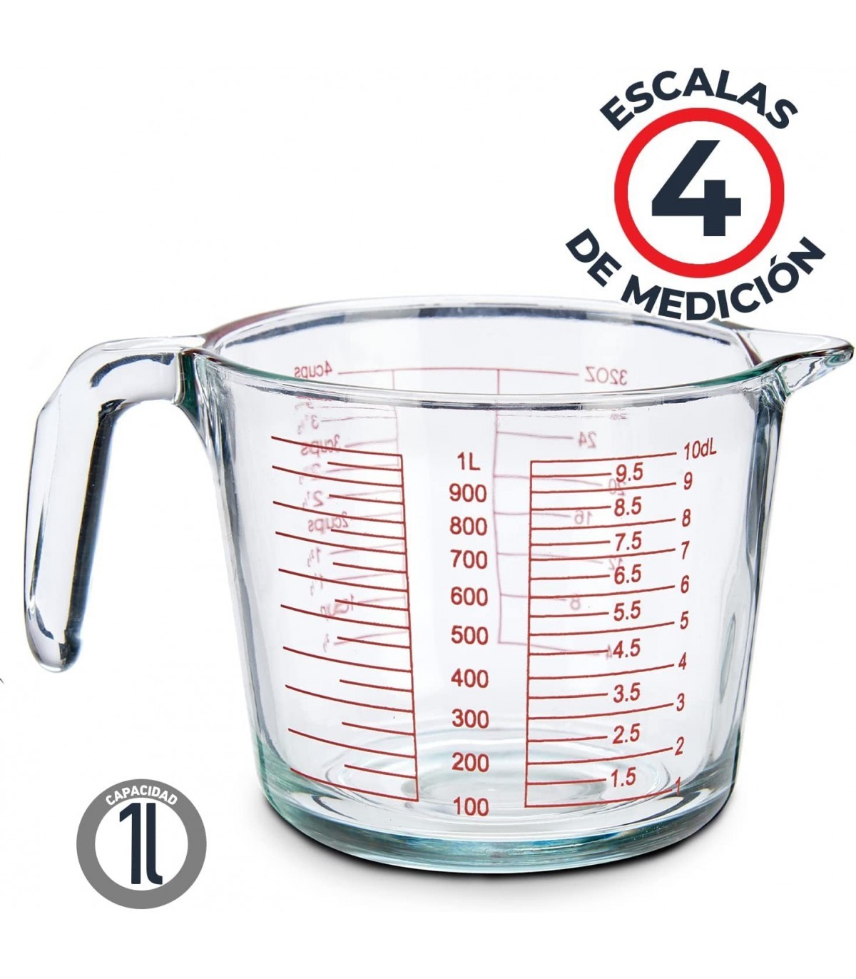 JARRA MEDIDORA CRISTAL 0,5 L - UTENSILIOS DE MESA