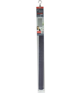 Estor Opaco  Enrollable Manual, Fabricado en Poliester (Gris, 45 x 180 cm)