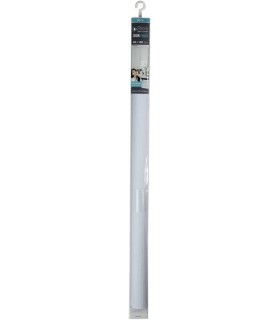 Estor Noche y Dia, Ventana Techo, Poliester, Enrollable Manual (Blanco, 60x180 cm)