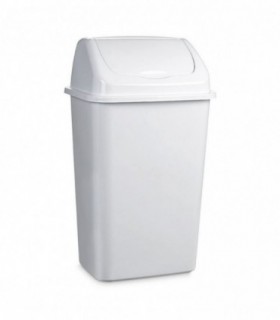 Cubo de Basura 50 L, 40x35x68cm (Blanco)