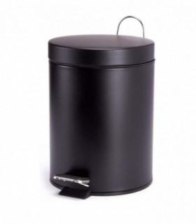 Papelera de Baño con Pedal, Cubo Extraible, Acero Inox (20 litros)