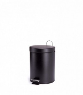 Papelera de Baño con Pedal, Cubo Extraible, Acero Inox (3 litros)