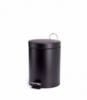 Papelera de Baño con Pedal, Cubo Extraible, Acero Inox (5 litros)