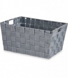 Pack 2 Cestas de Tela Multiusos con Asas de Tela Trenzada (5 L)