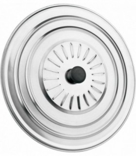 Tapa Universal de Acero Inoxidable con Pomo Anti-calor (ø24 cm)