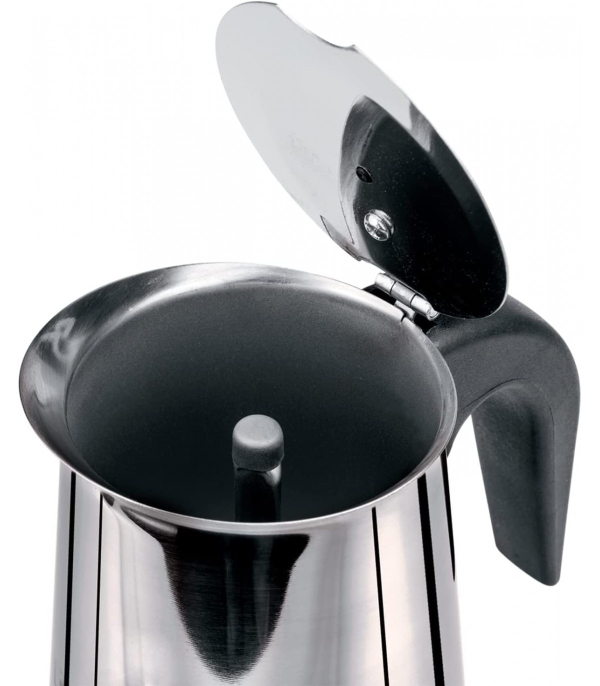 Cafetera Italiana, Induccion, Acero Inox, Interior Antioxido (2 tazas)