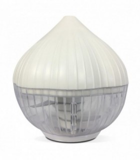 Picadora de Ajos Manual en Forma de Ajo, 10x9 cm, 3 Cuchillas de Acero Inoxidable