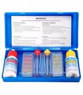 Pack de 6 Piezas Medidor Ph y Cloro Esencial para Piscina