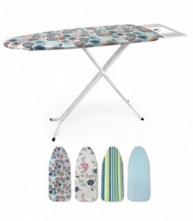 Tabla de Planchar, Altura Regulable hasta 85 cm, Surtido de Estampados, 97x33 cm