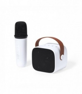 Altavoz Karaoke Bluethooth, Microfono Ergonómico, 5W, Batería 1200mAh con Autotune