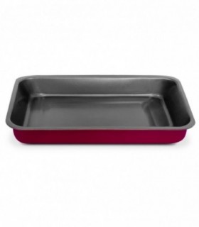 Bandeja para Horno, Acero con Recubrimiento Antiadherente, hasta 250ºC (Lasagnera 34x24x4cm)