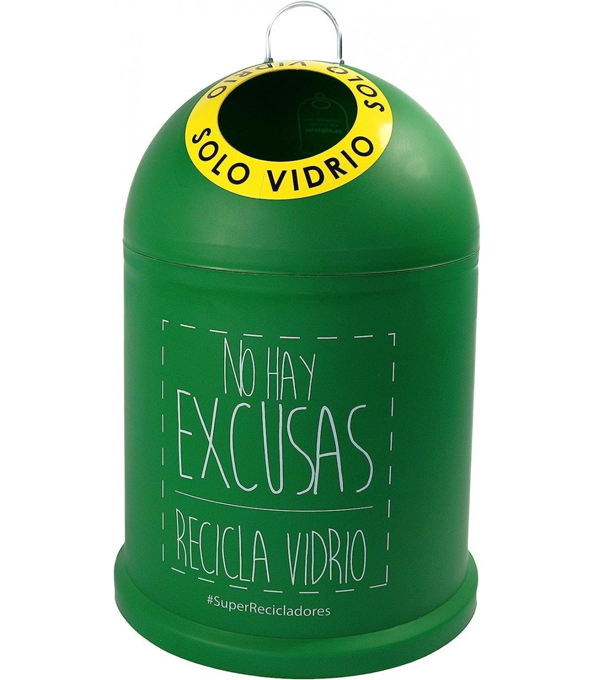 TIENDA EURASIA - Cubo de Basura para Reciclaje de Vidrio Original