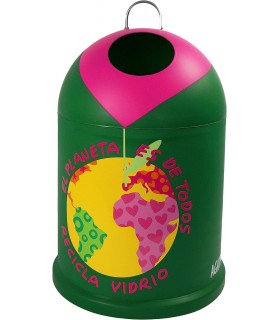 Cubo de Basura para Reciclaje de Vidrio Original