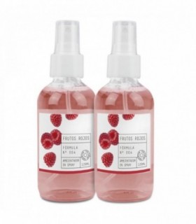 Pack 2 Ambientadores Spray, 120ml cada uno, Duradero (Frutos Rojos)