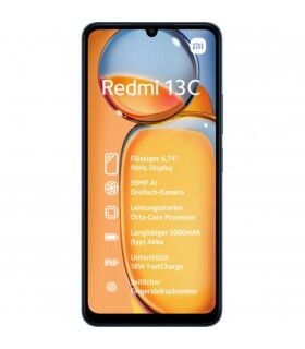 Smartphone Xiaomi Redmi 13C 6,7" Octa Core ARM Cortex-A55 MediaTek Helio G85 4 GB RAM 128 GB Azul Negro