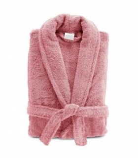 Albornoz de Ducha, 100% Algodón, 500 gr, Unisex, Talla Única, (Rosa)