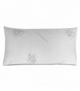 Almohada Viscoelástica, Funda de Aloe Vera, Antialérgica, (90 x 40 cm)