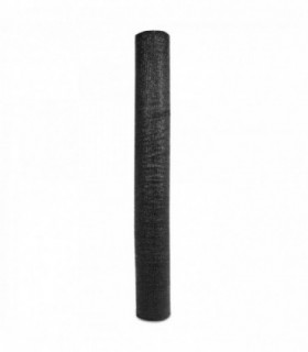 Malla de Ocultación, 90%, Permeable, Protección UV (Negro 1 x 8 Metros)