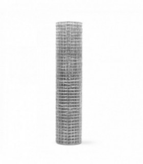 Malla Metálica Galvanizado, Plata, Uso Avícola y Agrícola (0.5 x 5 metros)