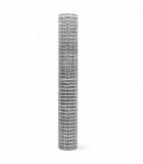 Malla Metálica Galvanizado, Plata, Uso Avícola y Agrícola (1.5 x 5 metros)