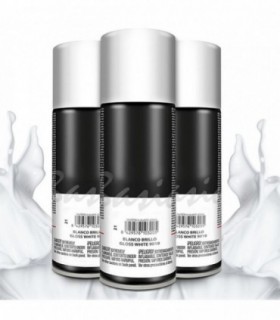 Pack de 3 Spray Pintura, 200 ml, 5x17.5 cm (Blanco Brillante)