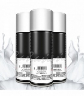 Pack de 3 Spray Pintura, 200 ml, 5x17.5 cm (Blanco Mate)