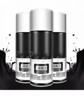Pack de 3 Spray Pintura, 200 ml, 5x17.5 cm (Negro Brillante)