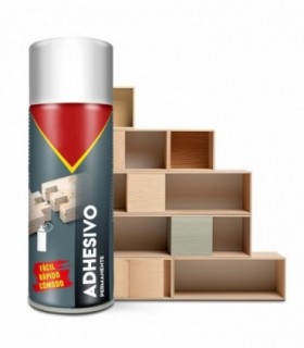 Pegamento en Spray, Transparente, 150 ml, 5x17.5 cm