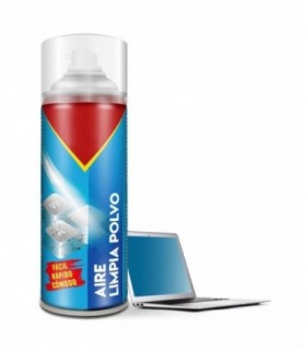 Spray Aire Comprimido Limpiador Pc, 150 ml, 5x17.5 cm