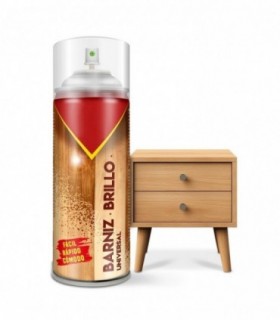 Spray Barniz Brillo Universal, Distintas Superficies, 150 ml, 5x17.5 cm