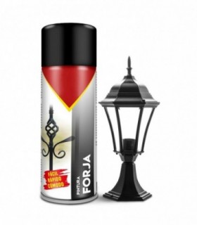 Spray Pintura Forja, Acabado Rugoso, Negro, 150 ml, 5x17.5 cm