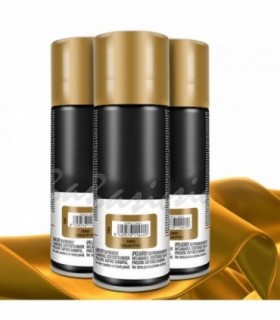 Pack de 3 Spray Purpurina, 200 ml, 5x17.5 cm (Oro)