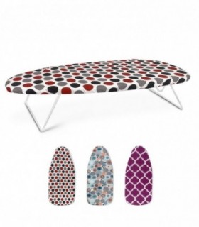 Tabla de Planchar Plegable de Sobremesa, Patas Abatibles y Antideslizantes, 75x34 cm