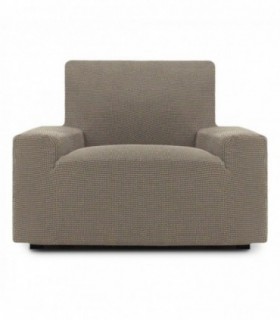 Funda de Sofa Niagara, Poliéster, Algodón y Elastano, Transpirable (Lino, 1 Plaza)