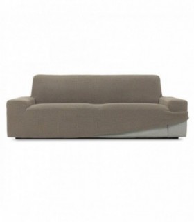Funda de Sofa Niagara, Poliéster, Algodón y Elastano, Transpirable (Lino, 3 Plazas)