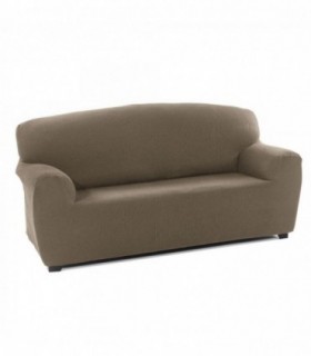 Funda de Sofa Pocket, Poliéster, Algodón y Elastano (Lino, 4 Plazas)