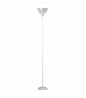 Lampara de Pie, 22x22x185 cm, Metal y Plástico (PP) (Blanco)