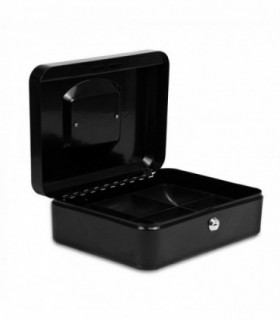 Caja Caudales, Cerradura con 2 Llaves, Acero Aleado, Bandeja Extraible  (L)