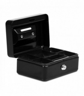 Caja Caudales, Cerradura con 2 Llaves, Acero Aleado, Bandeja Extraible  (M)