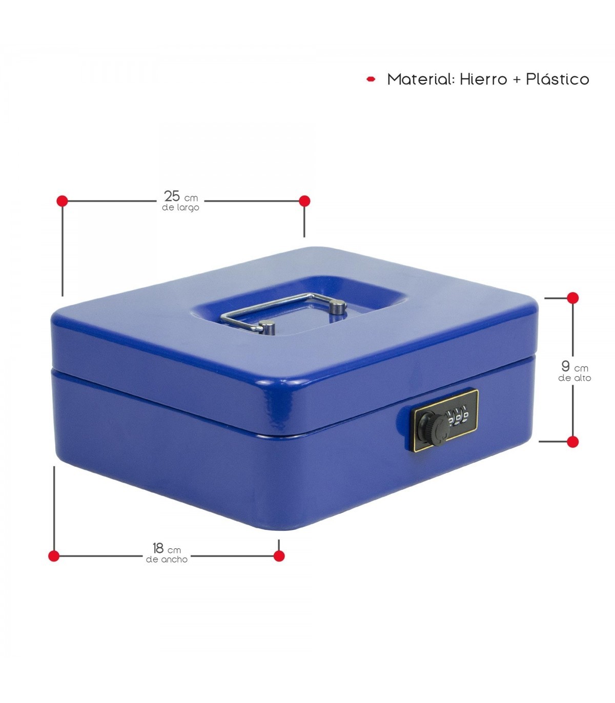 Caja De Seguridad Para Dinero Caja Caudales, Cerradura De