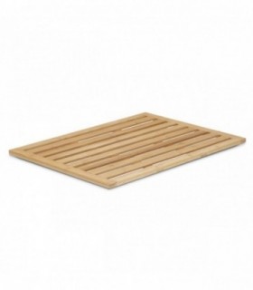Tarima de Ducha, Bambu, Color Madera, 45x62x3.2 cm, Reverso Antideslizante