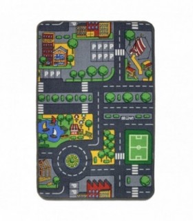 Alfombra Infantil, 100% Nailon y ABS sin BPA, 67x100 cm, Antideslizante y Acolchada