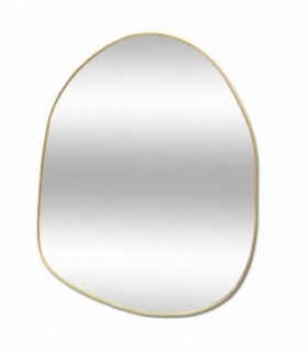 Espejo Pared, MDF y Cristal, Forma Irregular (30x1.5x39 cm)