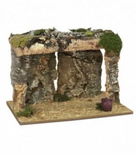 Portal de Belén, 30x20x25 cm, Madera, 30x20x25 cm