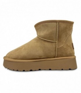 Botas Mujer Invierno, Cuero Sintético, Antideslizante (Talla 40)