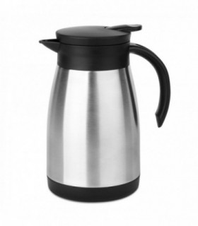 Jarra Termica para Café, 1000 ml, Acero Inoxidable y Plástico, sin BPA, 11x22 cm