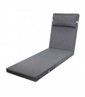 Cojin Tumbona, 50% Algodón y 50% Poliéster, 180x50x5 cm, Funda Lavable